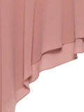 Patrizia Pepe Poncho Donna 2F0148AD08 Terracotta Rust - Rosa