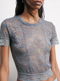 Patrizia Pepe Maglia Donna 2M4465J301 Reef Grey - Celeste