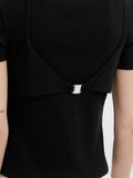 Patrizia Pepe T-shirt Donna 2M4522J407 - Nero