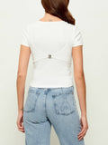 Patrizia Pepe T-shirt Donna 2M4522J407 - Bianco