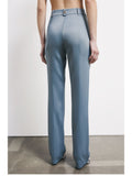 Patrizia Pepe Pantalone Slim Donna 2P1746A736 Reef Grey - Celeste