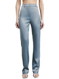 Patrizia Pepe Pantalone Slim Donna 2P1746A736 Reef Grey - Celeste