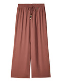 Patrizia Pepe Pantalone Palazzo Donna 2P1747A764 Terracotta Rust - Rosa