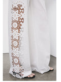 Patrizia Pepe Pantalone Palazzo Donna 2P1764A773 - Bianco