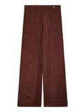 Patrizia Pepe Pantalone Palazzo Donna 2P1765A752 Wood Brown - Marrone