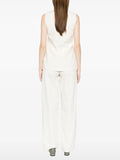Patrizia Pepe Gilet Donna 2S1548A052 Pearl Ivory - Avorio