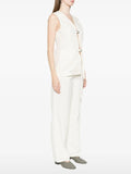 Patrizia Pepe Gilet Donna 2S1548A052 Pearl Ivory - Avorio