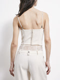 Patrizia Pepe Bustino Donna 8C0830A6F5 Warm Ivory - Bianco