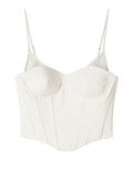 Patrizia Pepe Bustino Donna 8C0830A6F5 Warm Ivory - Bianco