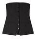patrizia pepe gilet donna 8c0840a6f5 nero 161428882