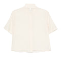 Patrizia Pepe Camicia Casual Camicia Donna 8C0853A693 Shiny Ivory - Avorio