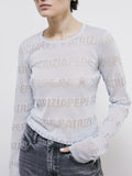 Patrizia Pepe Maglia Donna 8K0354K303 Sky Gray - Celeste
