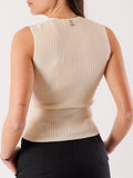 Patrizia Pepe Top Donna 8K0365K300 Warm Ivory - Bianco
