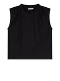 Patrizia Pepe Top Donna 8M1801J388 Black Studs - Nero