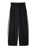 Patrizia Pepe Pantalone Palazzo Donna 8P0793A498 Black/warm Ivory - Nero