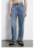 Patrizia Pepe Jeans Wide Donna 8P0818D108 New Warm Blue Wash - Denim