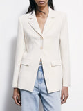 Patrizia Pepe Giacca Donna 8S0559A6F5 Warm Ivory - Bianco