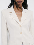 Patrizia Pepe Giacca Donna 8S0559A6F5 Warm Ivory - Bianco