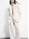 Patrizia Pepe Giacca Donna 8S0566A6F5 Warm Ivory - Bianco