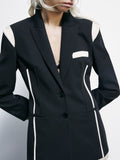 Patrizia Pepe Giacca Donna 8S0571A498 Black/warm Ivory - Nero