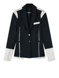 Patrizia Pepe Giacca Donna 8S0571A498 Black/warm Ivory - Nero