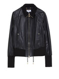 Patrizia Pepe Giubbino di Pelle Donna CO1331L1HZ - Nero