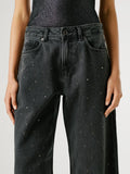 Pepe Jeans Jeans Wide Lina Sparkle Donna PL20509292 - Nero