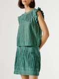Pepe Jeans Blusa Dakota Donna PL3051379 Hydro Green - Verde