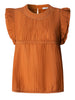pepe jeans blusa dakota donna pl3051379 bronze beige bronzo 169537950