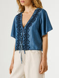 Pepe Jeans Blusa Cleo Donna PL3051391 - Denim