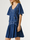 Pepe Jeans Blusa Darling Donna PL3051413 - Blu