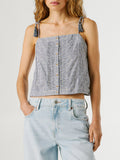 Pepe Jeans Top Agny Donna PL3051417 - Blu