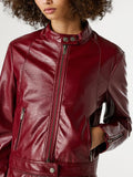 Pepe Jeans Giubbino Ruby Donna PL4024405 Currant Red - Bordeaux