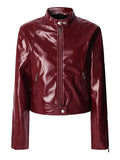 Pepe Jeans Giubbino Ruby Donna PL4024405 Currant Red - Bordeaux