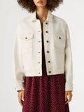 Pepe Jeans Giubbino di Jeans Giubbino Donna PL40244081CB - Bianco