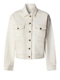 Pepe Jeans Giubbino di Jeans Giubbino Donna PL40244081CB - Bianco