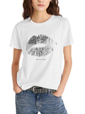 Pepe Jeans T-shirt Ban Donna PL5000080 White - Bianco