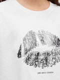 Pepe Jeans T-shirt Ban Donna PL5000080 White - Bianco