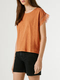 Pepe Jeans T-shirt Nain Donna PL5000143 Bronze Beige - Bronzo