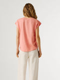 Pepe Jeans T-shirt Donna PL504821 Coral Peach Pink - Rosa