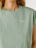 Pepe Jeans T-shirt Donna PL504821 Bleach Green - Verde