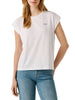 pepe jeans t shirt bloom donna pl504821 white bianco 163553230