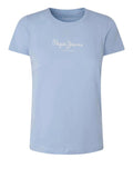 Pepe Jeans T-shirt New Virginia Donna PL505202 Bay Blue - Celeste