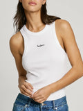 Pepe Jeans Canotta Marian Donna PL506035 White - Bianco