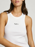 Pepe Jeans Canotta Marian Donna PL506035 White - Bianco