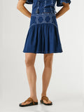 Pepe Jeans Gonna Mini Denver Donna PL9011921 - Blu