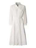 Pepe Jeans Vestito Longuette Donna PL9537781 White - Bianco