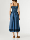 Pepe Jeans Vestito Longuette Cass Tencel Donna PL9537793 - Denim