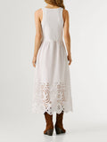 Pepe Jeans Vestito Longuette Naomi Donna PL9537807 White - Bianco