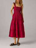 Pepe Jeans Vestito Longuette Avril Donna PL9537822 Cramberry Pink - Rosso